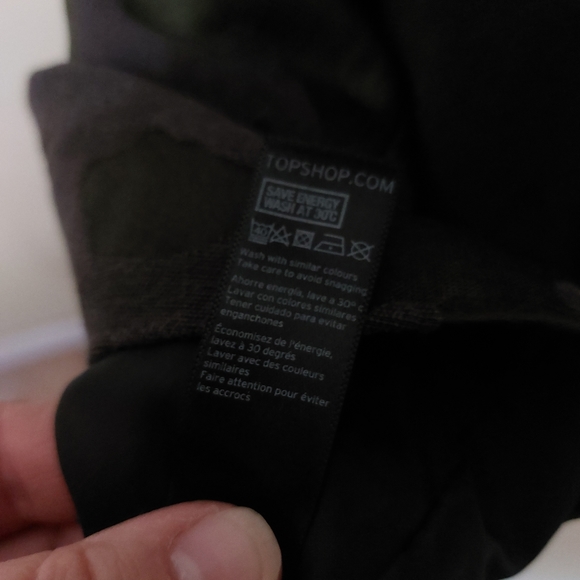 Topshop Metallic Camouflage Short Sleeve A-line Shift Dress with Pockets Size 2 - Picture 10 of 12